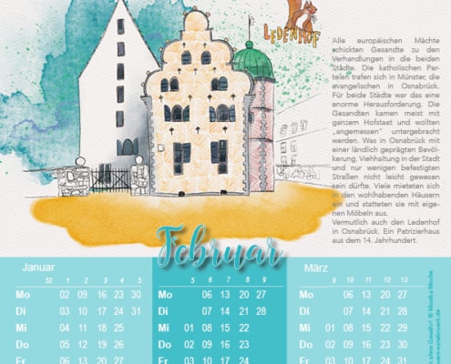 Kalenderillustration Osnabrück